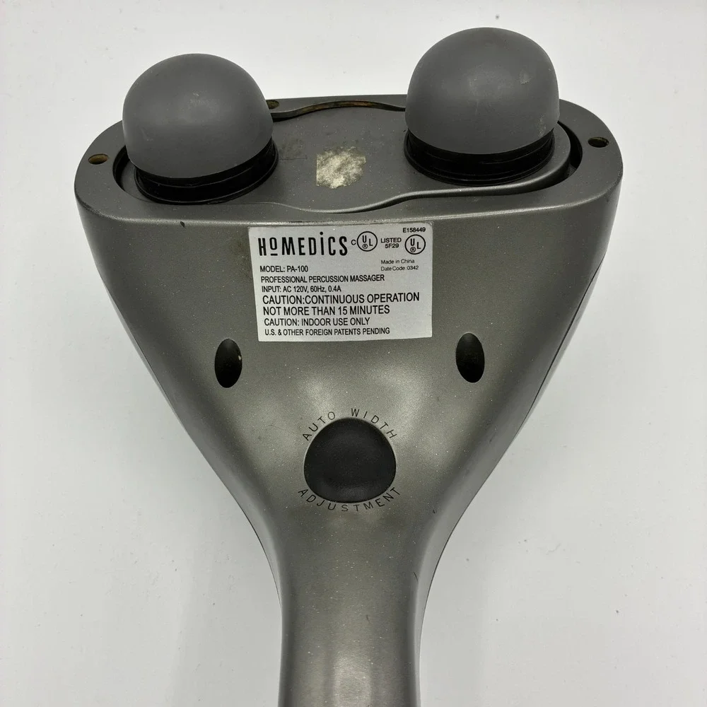 HoMedics PA-100 Professional Percussion Massager Tested Working Corded